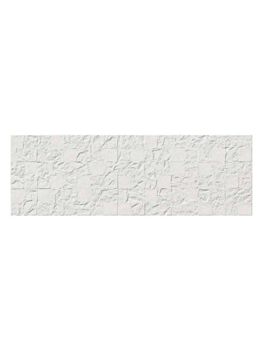 BURLINGTON SQUARESTONE WHITE MATE 30x90 RC - стенни плочки