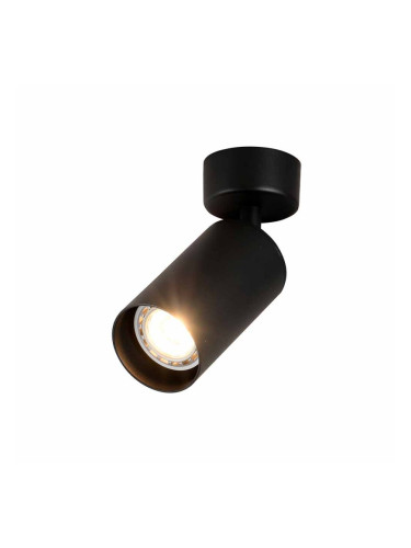 Единична LED луна за външен монтаж, черна GU10 6X10.8CM