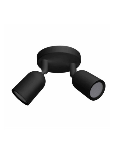 Двойно черно пластмасово тяло LED луни IP20 MAX-10W