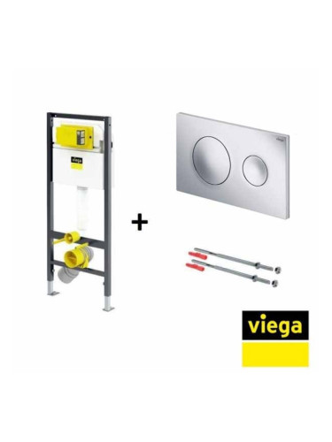 Viega Prevista Комплект структура за вграждане с бутон VISIGN FOR STYLE 20 хром