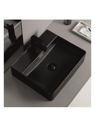 Порцеланов умивалник, черен мат ICB 5042MB