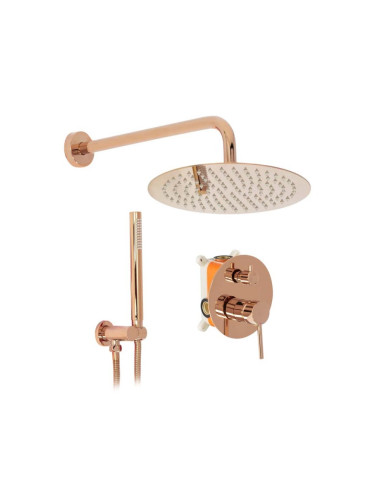 ДУШ СИСТЕМА ЗА ВГРАЖДАНЕ REA LUNGO ROSE GOLD