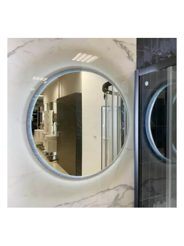 Огледало за баня с вградено LED осветление с марморна основа Allure Marble Paris