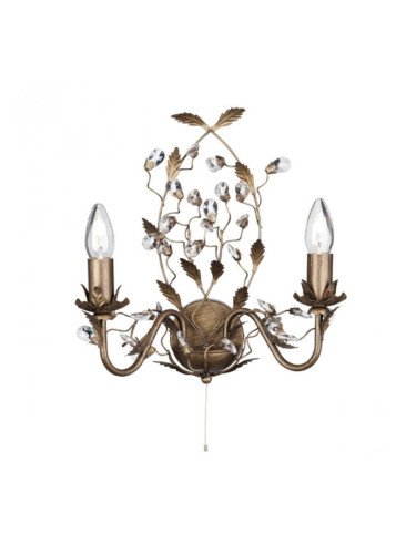 КРИСТАЛЕН АПЛИК BROWN GOLD, ALMANDITE