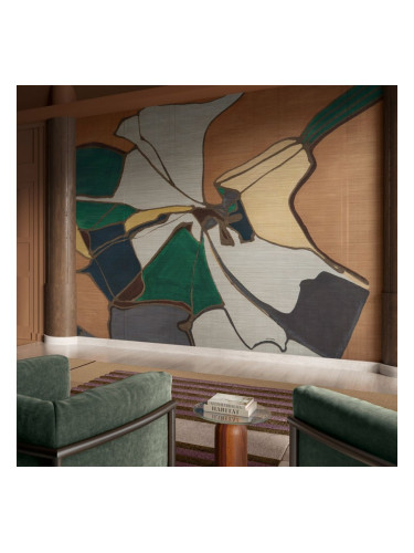 Parc Guell - тапет с флорален десен