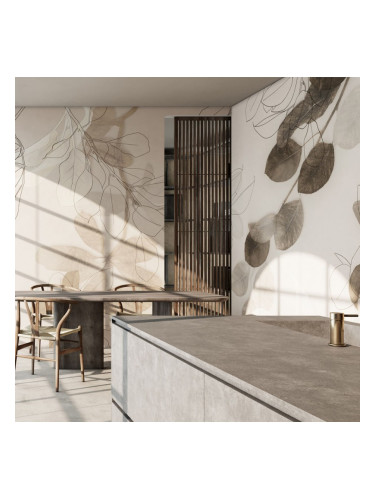 Amable - тапет с флорален десен