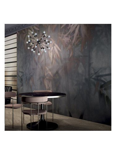 Crystal Noir - тапет с флорален десен