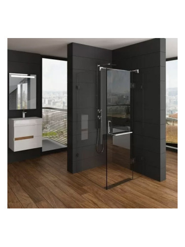 Ъглова душ-кабина по поръчка Classica, закалено стъкло