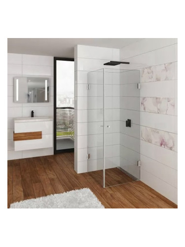 Ъглова душ-кабина с две врати Soprano