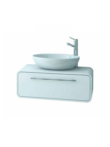 OVAL - PVC шкаф за баня с мивка