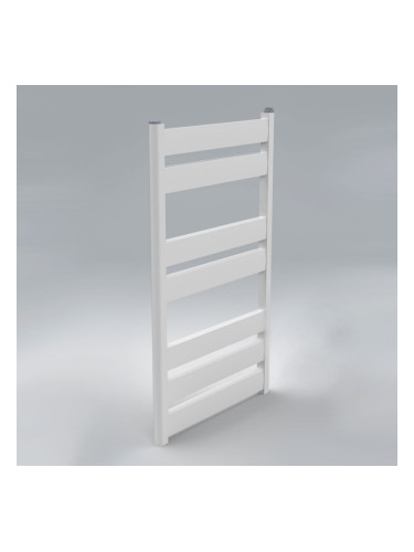 Бяла алуминиева лира за баня DP 425х1040мм