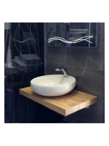 Дървен плот за баня по поръчка Natura Live