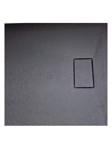 Поддушово корито 80х140 тъмно сив мат, ROUGH STONE ICST 14080RS-3