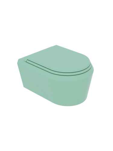 Окачена тоалетна чиния CRUISE WC WALL HUNG RIMLESS, аква гланц