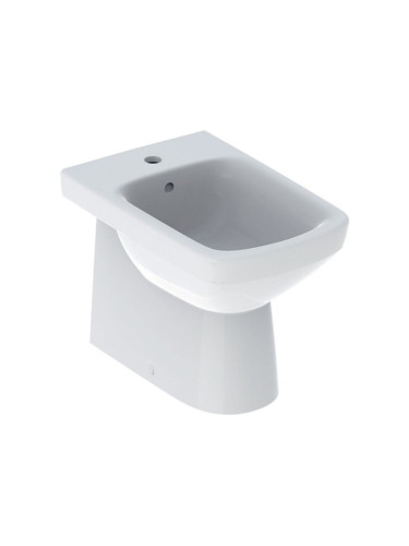 GEBERIT Selnova Square стоящо биде, плътно до стената, скрит монтаж 500.483.01.1