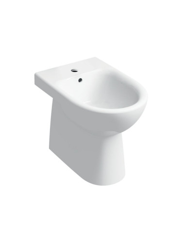 GEBERIT Selnova стоящо биде, плътно до стената, скрит монтаж 500.289.01.1