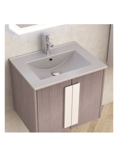 ПВЦ ШКАФ ЗА БАНЯ + МИВКА СИВ МАТ