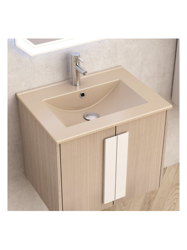 ПВЦ ШКАФ ЗА БАНЯ + МИВКА БЕЖОВ МАТ