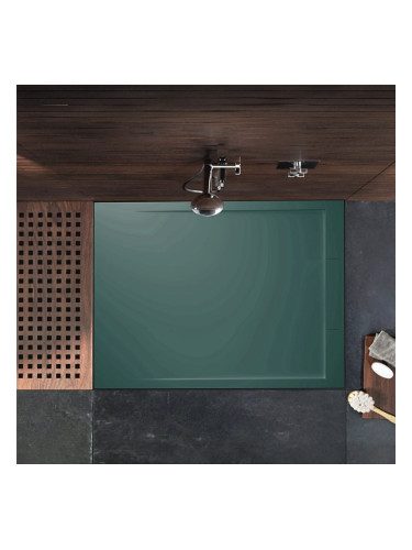 Поддушово корито от смолист камък MARBLE TEXTURE Зелено