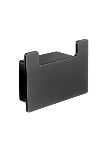 Двойна закачалка за кърпи Neo 8202 55 черен мат