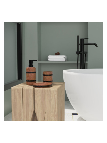 Серия аксесоари за баня, ръчно рисувани