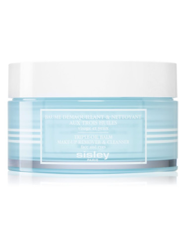 Sisley Triple-Oil Balm Make-up Remover & Cleanser балсам за почистване и премахване на грим за лице и очи 125 мл.