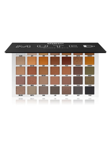 BPerfect Muted палитра сенки за очи 364 гр.