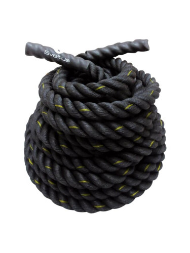 SVELTUS BATTLE ROPE 10 m ?26 mm Осцилиращо въже, черно, размер