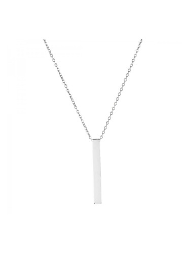 Дамско колие от стомана с плочка Bellita