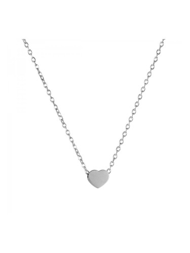 Стоманено колие със сърце Bellita