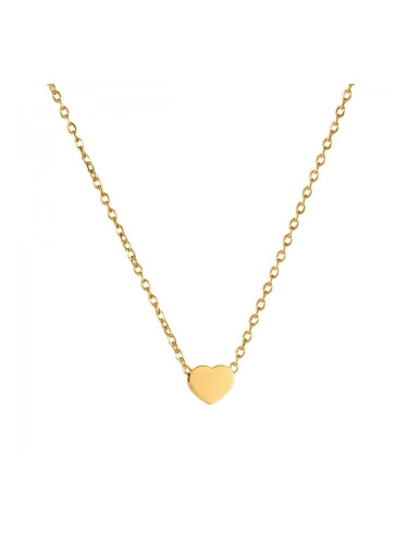 Златисто колие със сърце Bellita