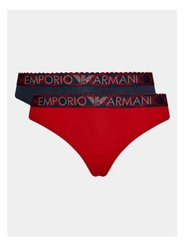 Emporio Armani Underwear Комплект 2 чифта бикини 163334 3F225 28235 Тъмносин