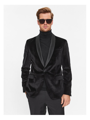 KARL LAGERFELD Сако 155250 534000 Черен Slim Fit