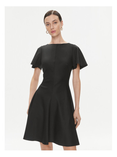 Trussardi Ежедневна рокля 56D00771 Черен Regular Fit
