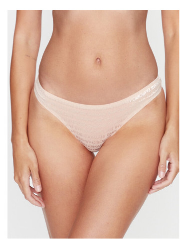 Emporio Armani Underwear Дамски бикини тип бразилиана 162948 3F204 03050 Бежов