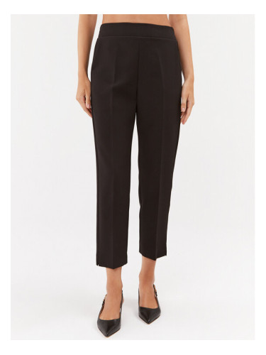 Maryley Текстилни панталони 23IB616/41BK Черен Regular Fit