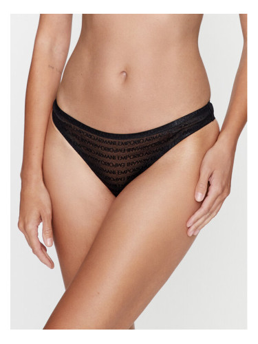 Emporio Armani Underwear Дамски бикини тип бразилиана 162948 3F204 00020 Черен