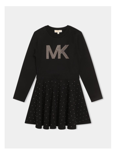 MICHAEL KORS KIDS Ежедневна рокля R12169 Черен Regular Fit