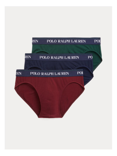 Polo Ralph Lauren Комплект 3 чифта слипове 714840543014 Цветен