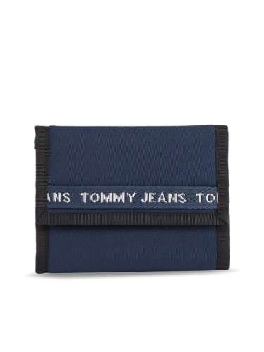 Tommy Jeans Мъжки портфейл Tjm Essential Nylon Trifold AM0AM11720 Тъмносин