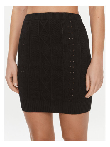 Guess Мини пола W4RD58 Z37L1 Черен Slim Fit