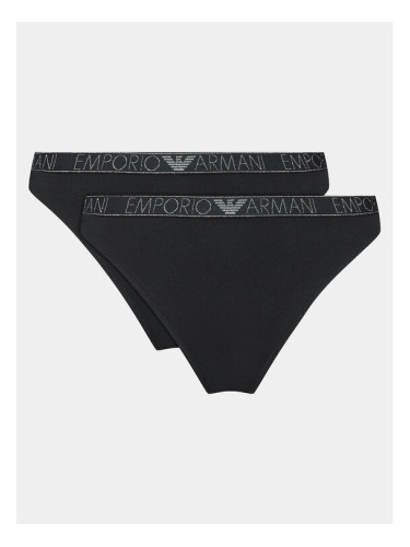 Emporio Armani Underwear Комплект 2 чифта бикини 164752 3F223 00020 Черен