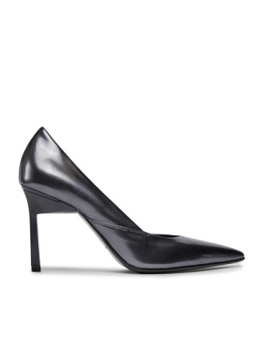 Calvin Klein Обувки на ток Geo Stiletto Pump 90 - Pearl HW0HW01998 Черен