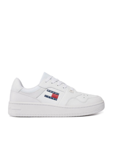 Tommy Jeans Сникърси Tjw Retro Basket Ess EN0EN02505 Бял