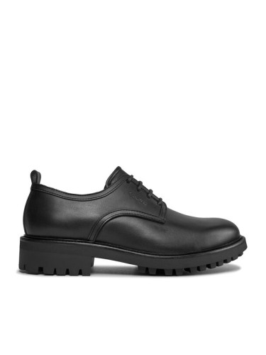 Calvin Klein Обувки Derby Mix HM0HM01354 Черен
