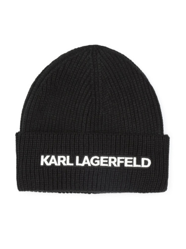 Karl Lagerfeld Kids Шапка Z11063 Черен