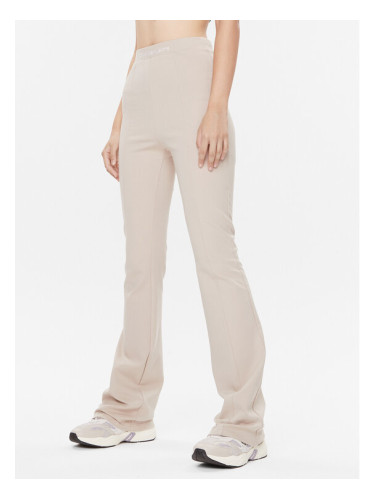 Calvin Klein Jeans Текстилни панталони Milano J20J221917 Бежов Regular Fit