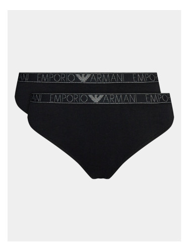 Emporio Armani Underwear Комплект 2 чифта бикини 163334 3F223 00020 Черен