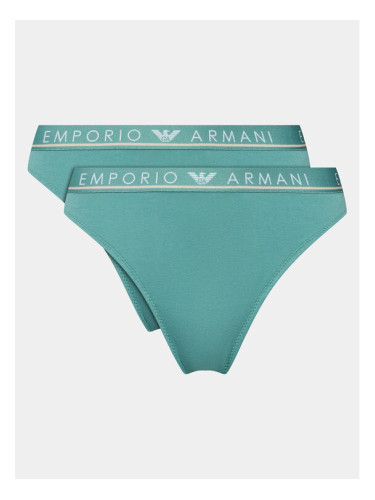 Emporio Armani Underwear Комплект 2 чифта бикини 163337 3F227 02631 Розов