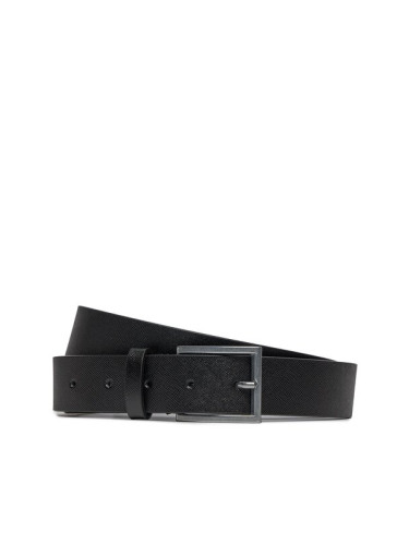 Guess Мъжки колан Certosa Saffiano Belts BM7794 P4135 Черен